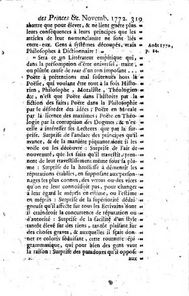 La clef du cabinet des princes de l'Europe ou recueil historique et politique sur les matières du tems