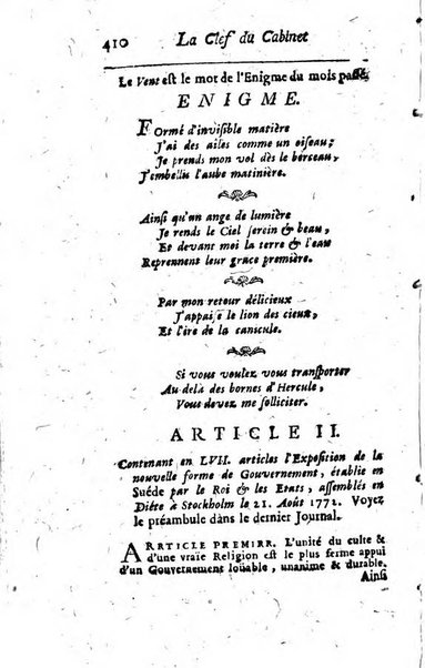 La clef du cabinet des princes de l'Europe ou recueil historique et politique sur les matières du tems