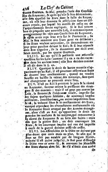 La clef du cabinet des princes de l'Europe ou recueil historique et politique sur les matières du tems