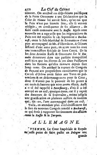 La clef du cabinet des princes de l'Europe ou recueil historique et politique sur les matières du tems