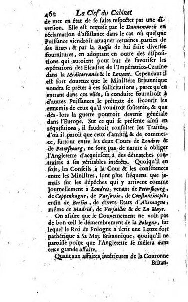 La clef du cabinet des princes de l'Europe ou recueil historique et politique sur les matières du tems