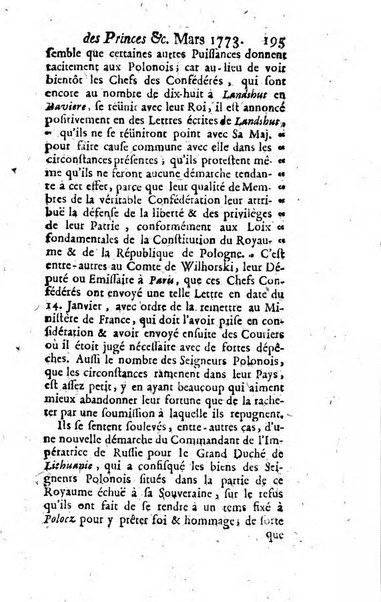 La clef du cabinet des princes de l'Europe ou recueil historique et politique sur les matières du tems