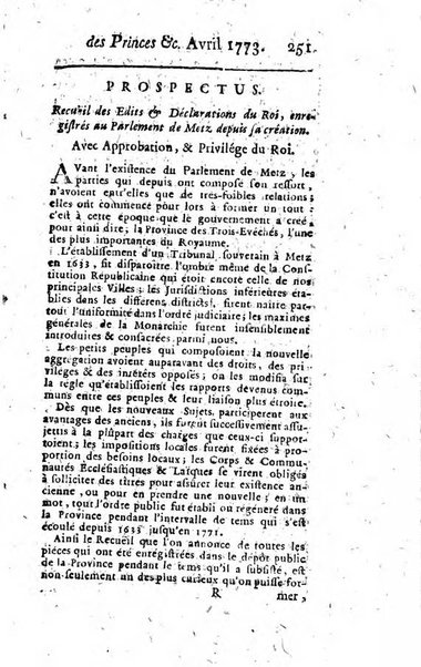 La clef du cabinet des princes de l'Europe ou recueil historique et politique sur les matières du tems