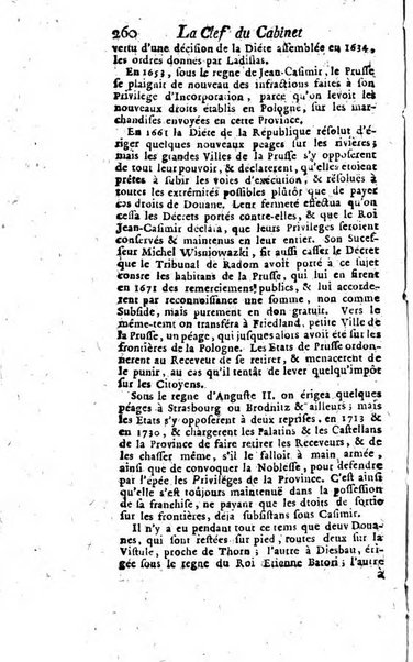 La clef du cabinet des princes de l'Europe ou recueil historique et politique sur les matières du tems