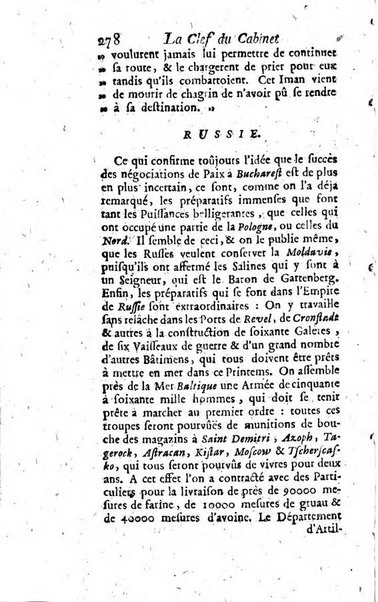 La clef du cabinet des princes de l'Europe ou recueil historique et politique sur les matières du tems