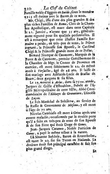 La clef du cabinet des princes de l'Europe ou recueil historique et politique sur les matières du tems