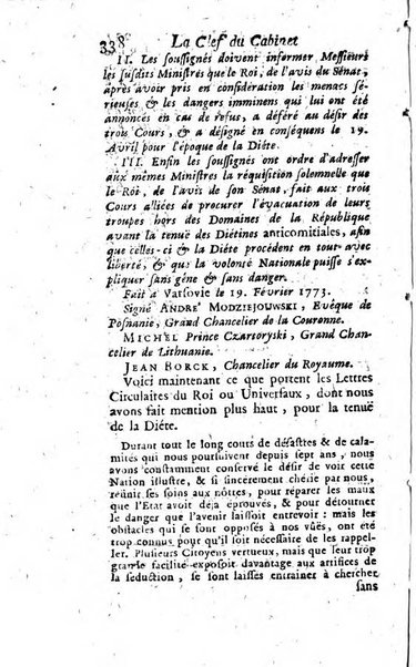 La clef du cabinet des princes de l'Europe ou recueil historique et politique sur les matières du tems