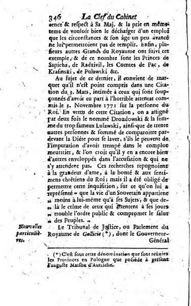 La clef du cabinet des princes de l'Europe ou recueil historique et politique sur les matières du tems