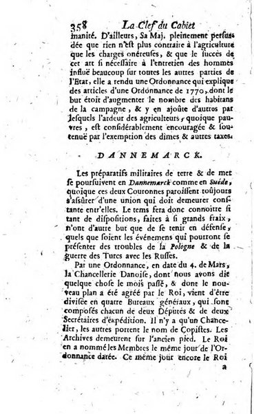 La clef du cabinet des princes de l'Europe ou recueil historique et politique sur les matières du tems