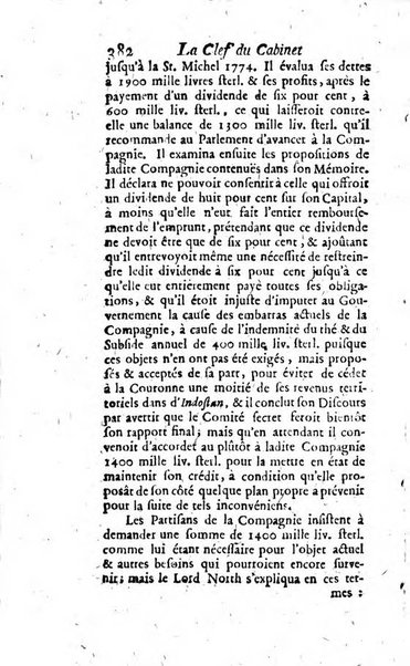 La clef du cabinet des princes de l'Europe ou recueil historique et politique sur les matières du tems