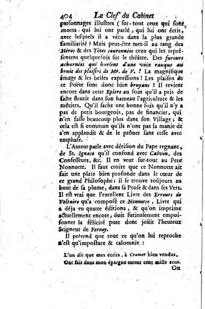 La clef du cabinet des princes de l'Europe ou recueil historique et politique sur les matières du tems