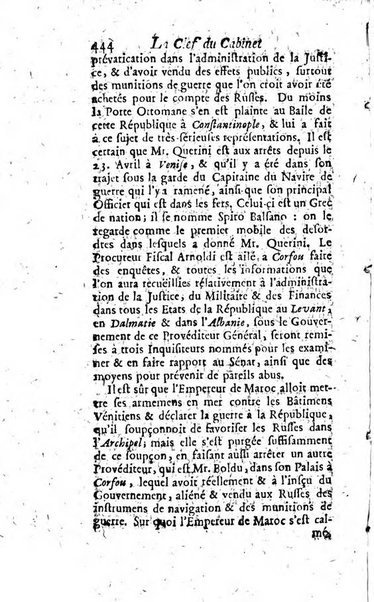 La clef du cabinet des princes de l'Europe ou recueil historique et politique sur les matières du tems