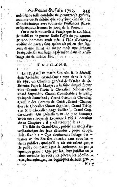 La clef du cabinet des princes de l'Europe ou recueil historique et politique sur les matières du tems