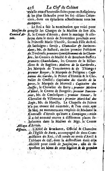 La clef du cabinet des princes de l'Europe ou recueil historique et politique sur les matières du tems