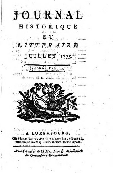 Journal historique et littéraire