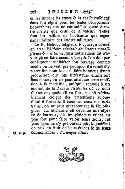 Journal historique et littéraire