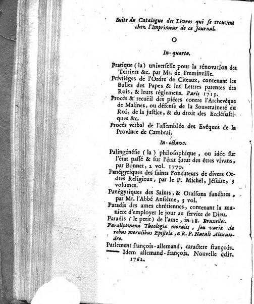 Journal historique et littéraire