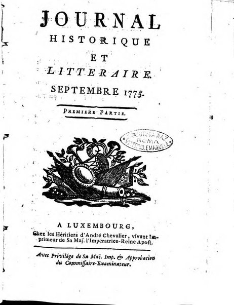 Journal historique et littéraire