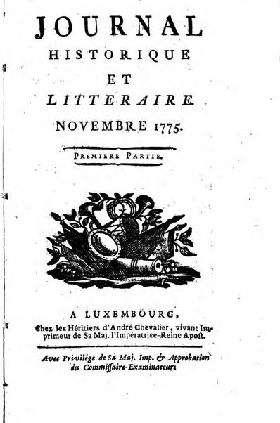 Journal historique et littéraire