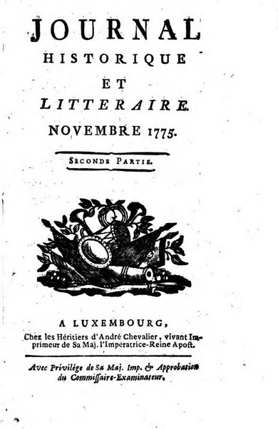 Journal historique et littéraire