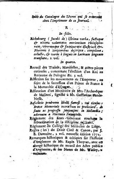 Journal historique et littéraire