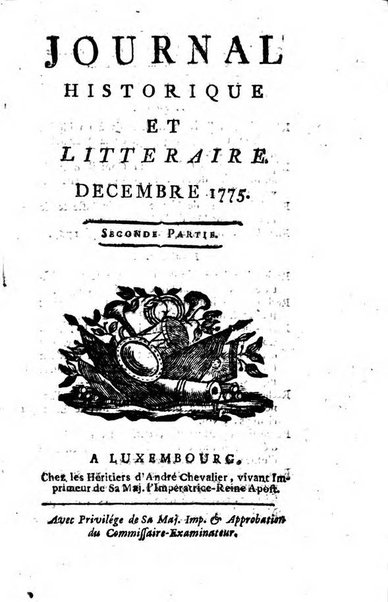 Journal historique et littéraire