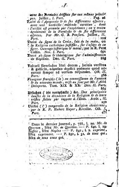 Journal historique et littéraire