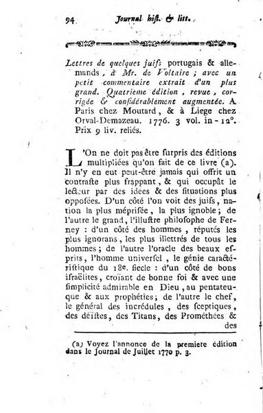 Journal historique et littéraire