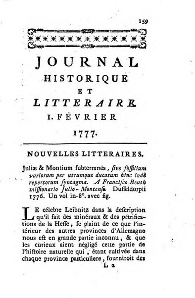 Journal historique et littéraire