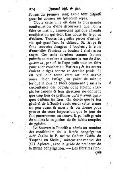 Journal historique et littéraire