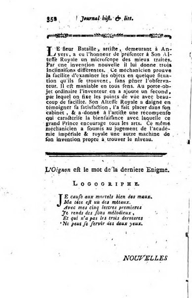 Journal historique et littéraire