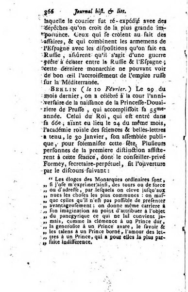 Journal historique et littéraire