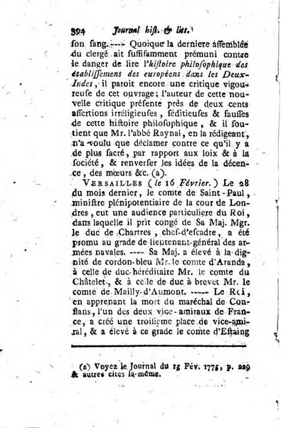 Journal historique et littéraire