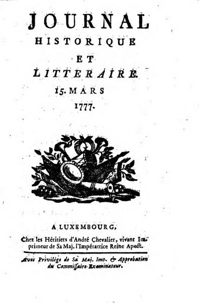 Journal historique et littéraire