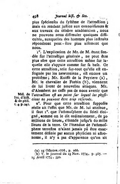 Journal historique et littéraire