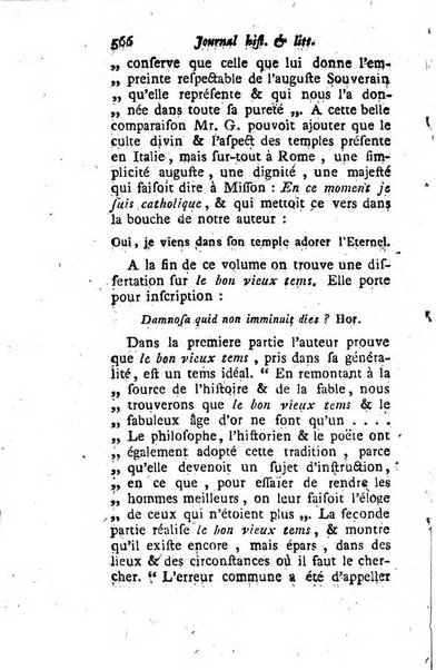 Journal historique et littéraire