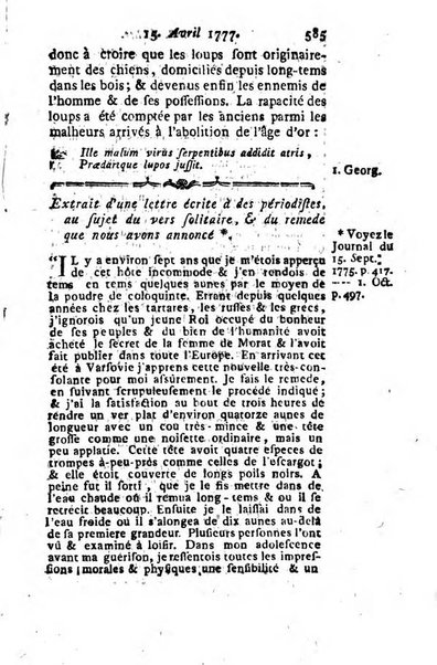 Journal historique et littéraire