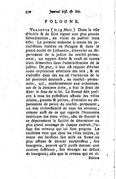 Journal historique et littéraire