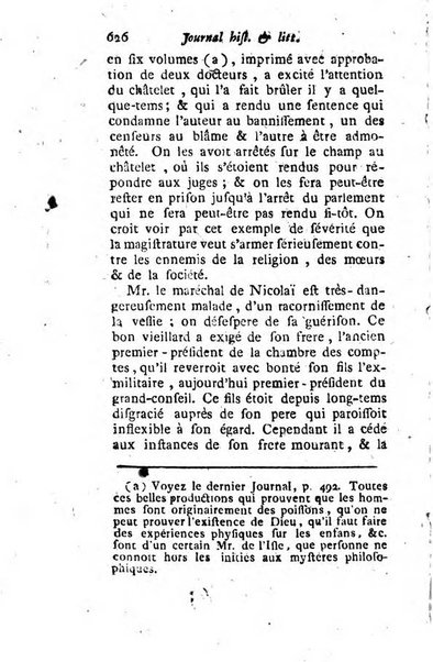 Journal historique et littéraire