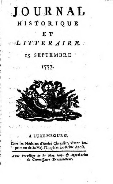 Journal historique et littéraire