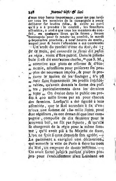 Journal historique et littéraire