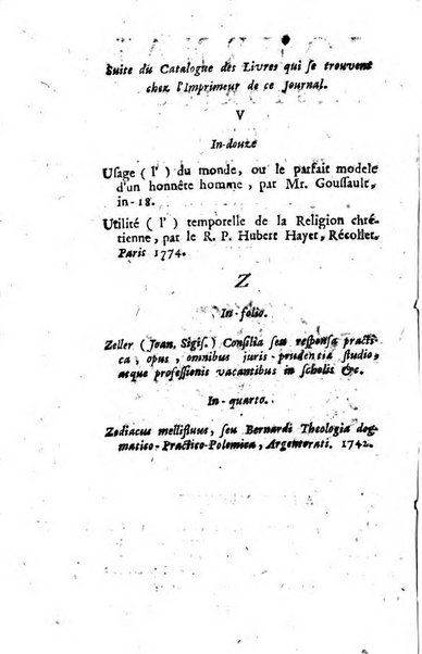 Journal historique et littéraire