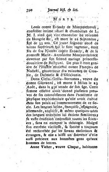 Journal historique et littéraire