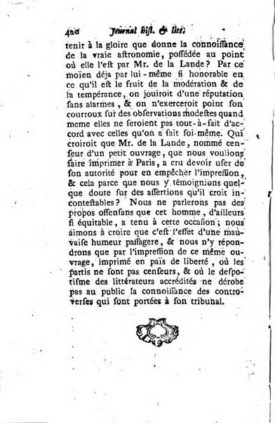 Journal historique et littéraire