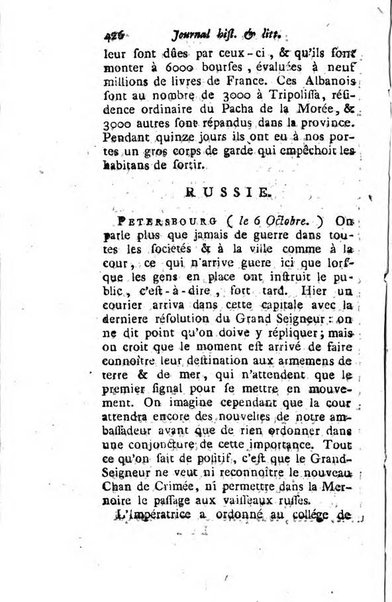 Journal historique et littéraire