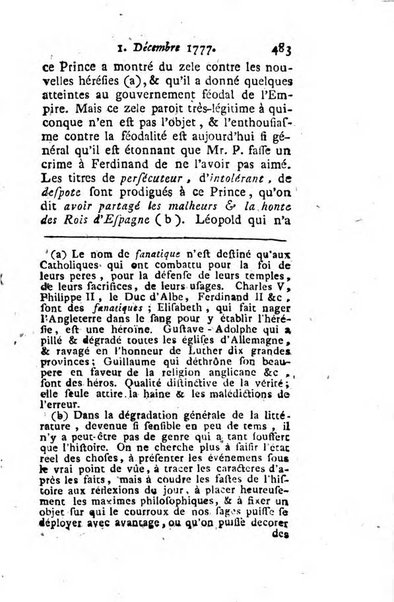 Journal historique et littéraire