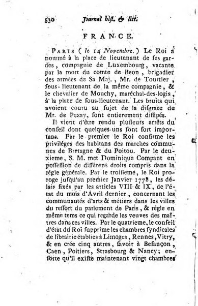 Journal historique et littéraire