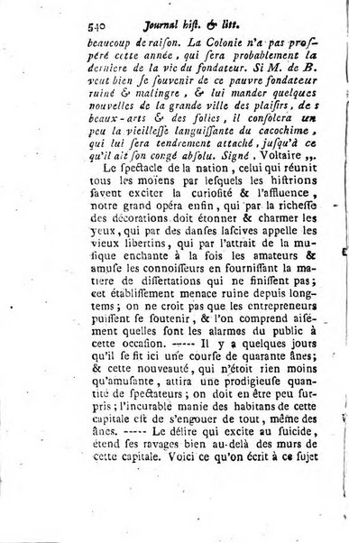 Journal historique et littéraire