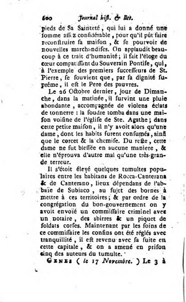 Journal historique et littéraire