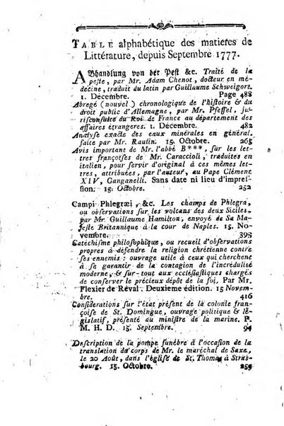 Journal historique et littéraire